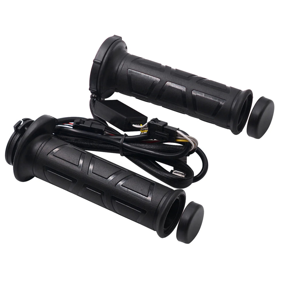 Heated Motorcycle Handlebar Grips 22mm – Universal with Adjustable Temperature