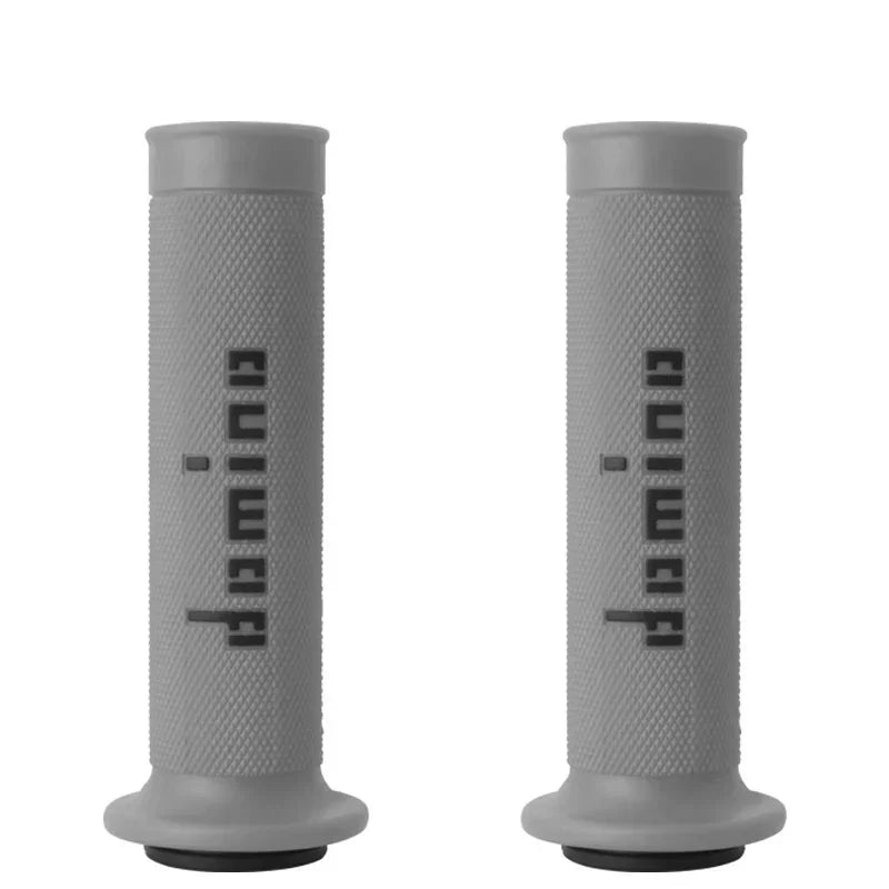 Universal Motorcycle Handlebar Domino Grips — Anti-Slip Rubber Gel (22mm & 24mm)
