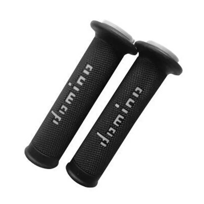 Universal Motorcycle Handlebar Domino Grips — Anti-Slip Rubber Gel (22mm & 24mm)