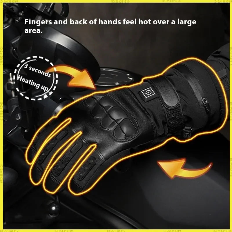 Heated Motorcycle Gloves – Tactical