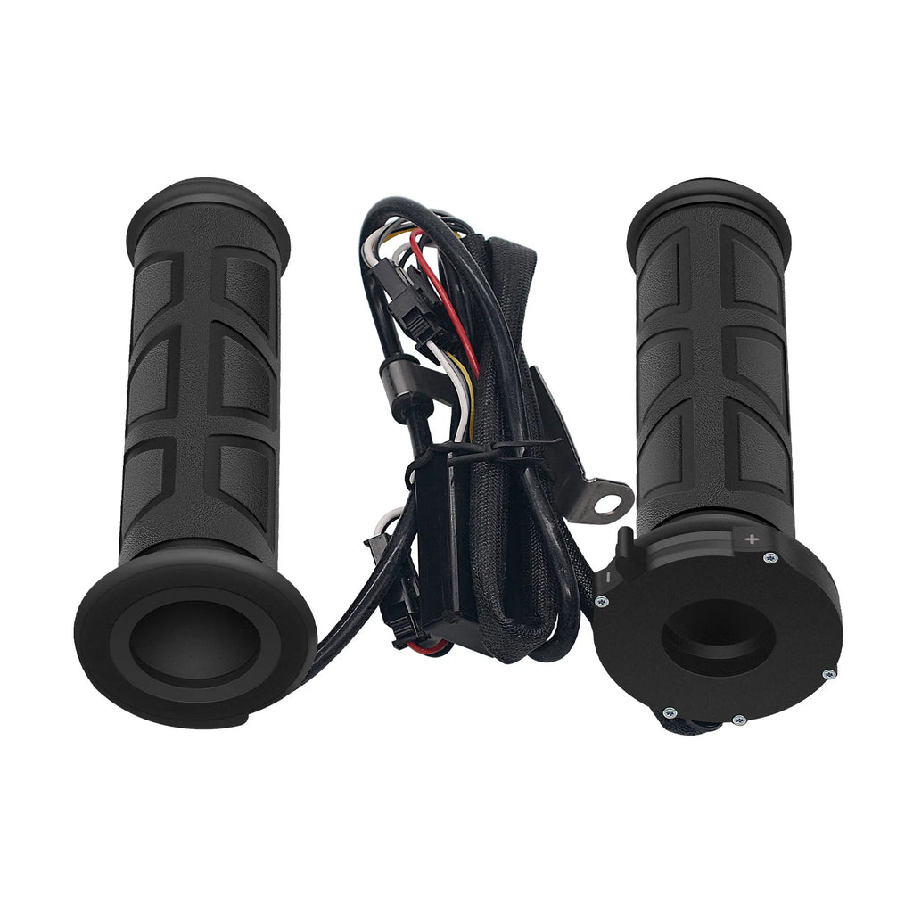 Heated Motorcycle Handlebar Grips 22mm – Universal with Adjustable Temperature